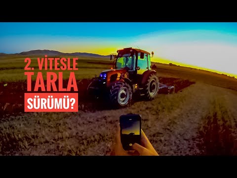 TÜMOSAN 8195 SERİ 2 İLE SÜRÜM YAPABİLDİ Mİ? || Tümosan 8195 ile arpa yerini sürüyorum.