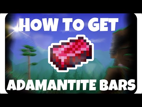 Como chegar bares adamantite! | Terraria Tutorial!