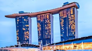 Marina Bay Sands, Singapore Luxury Hotel Full TourInfinity Pool, Orchid Suite, Club Lounge, etc4K