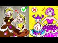 [🐾 DIY Dolls🐾] Broke Rapunzel Family and Rich Family Ballet Contest - LOL Surprise DIYs