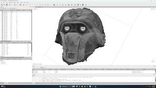 Trying to extract photogrammetry 3D model of Two Boots from Maul frames