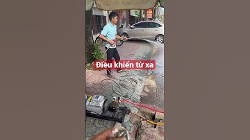 Lắp điều khiển từ xa cho máy rửa xe cao áp