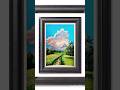 Gouache Landscape painting | Landschaften malen #shortvideo #short #art #painting #paintingshorts