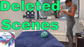 Deleted scenes How I prepare for my massage  & esthetic videos camera placement & talking pt. 1 screenshot 2