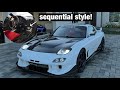 My FD Rx-7 just LEVELED UP! Sequential Gearbox FTW!