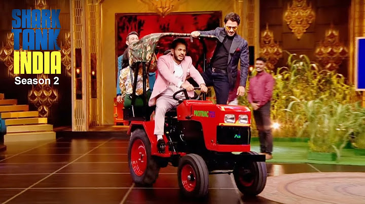 Shark Tank par Sharks ne उठाए tractor चलाने के मज़े! | Shark Tank India S2 | Iconic Pitches