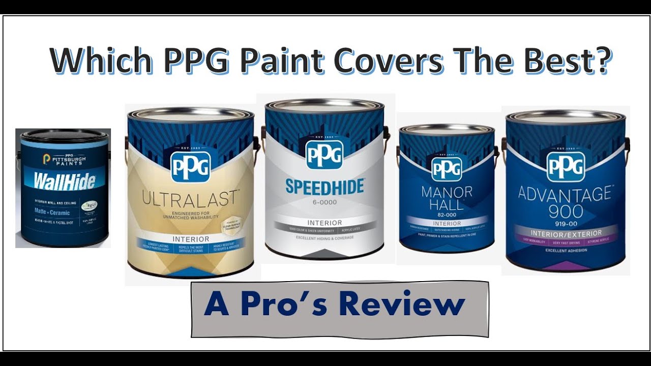 What Ppg Paint Covers The Best: Review By Klappenberger  Son