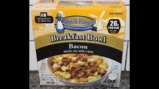 Dutch Farms Bacon Breakfast Bowl Review by Lunchtime Review 1,384 views 1 month ago 6 minutes, 17 seconds