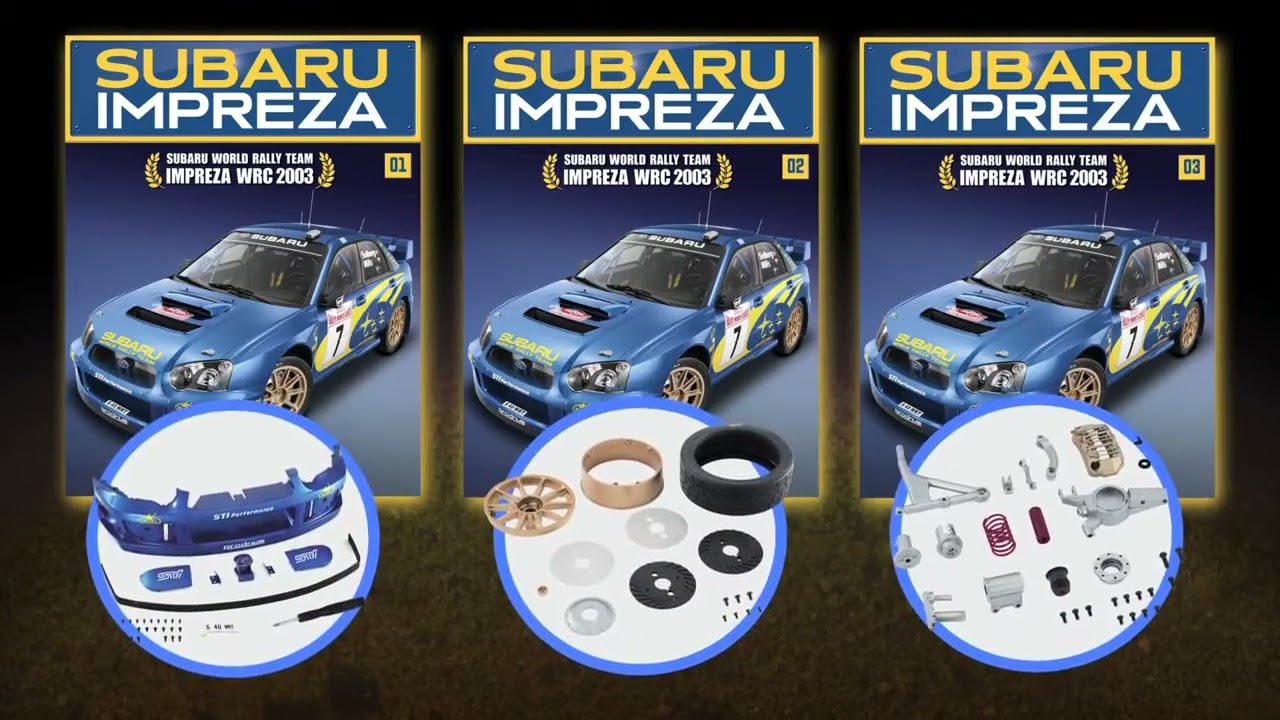 Subaru Impreza WRC 2003 Hachette / IXO 1/8 - YouTube