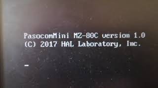 Details Booting HAL Laboratory PasocomMini MZ-80C on a Generic Raspberry Pi Update