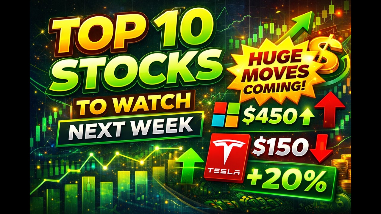 Top 10 Stocks to Watch Next Week (Huge Moves Coming!) - YouTube