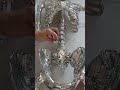 Mirror mosaic vibes = instant party skeleton! 🪩 #halloweendecor by Aurelie Erikson