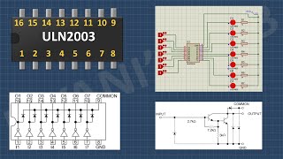 What is ULN2003 IC | How UNL2003 IC Works