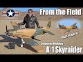 From the Field -- Legend Hobby 86" A-1 Skyraider First Flights at Rabbit Dry Lake