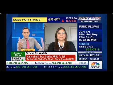 Amisha Vora Shares Her Views On Bazaar Morning Calls, With CNBC TV18