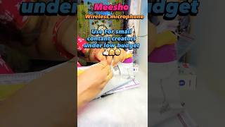 Agar content creator me aage jagah bnani h to ye le lo bus ,Link in description box @Meesho #meesho