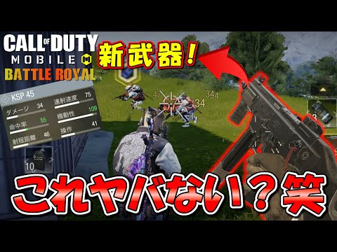 【CoD Mobile BR】🔥新武器🔥完全舐めてました…強くて笑っちまった。