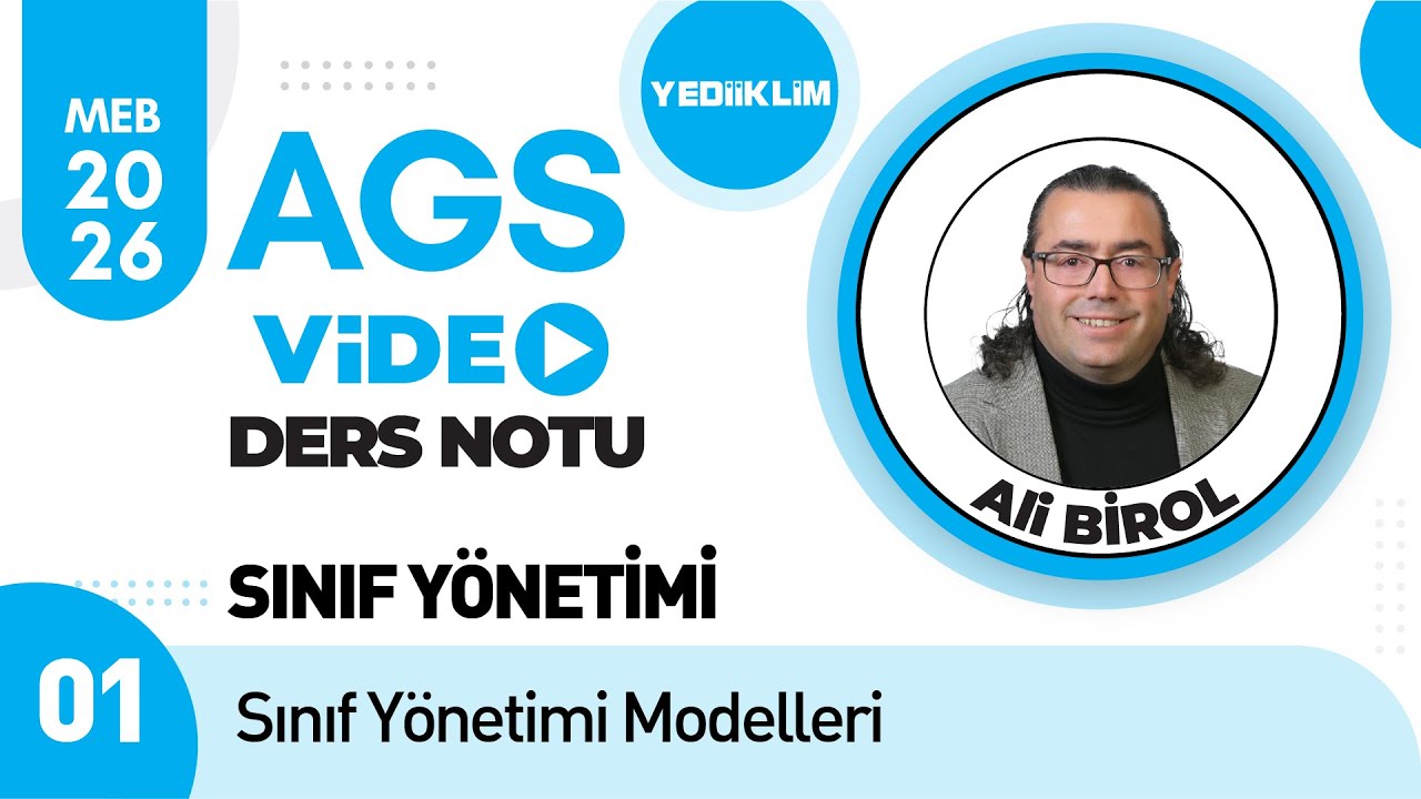 1 - Sınıf Yönetimi Modelleri - Ali BİROL