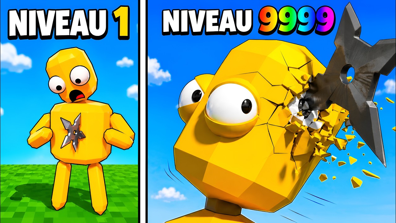 JE LANCE DES SHURIKENS INFINIS SUR LE MANNEQUIN JUSQU'À QUE JE PERDE LA TÊTE 🤯 (Shuriken Cut)
