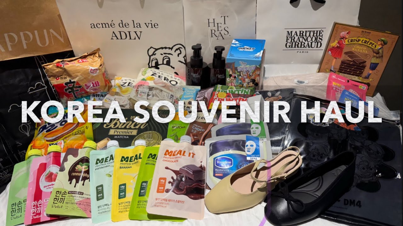 韓国旅行で大量購入🛍️良いお買い物が出来ました✨