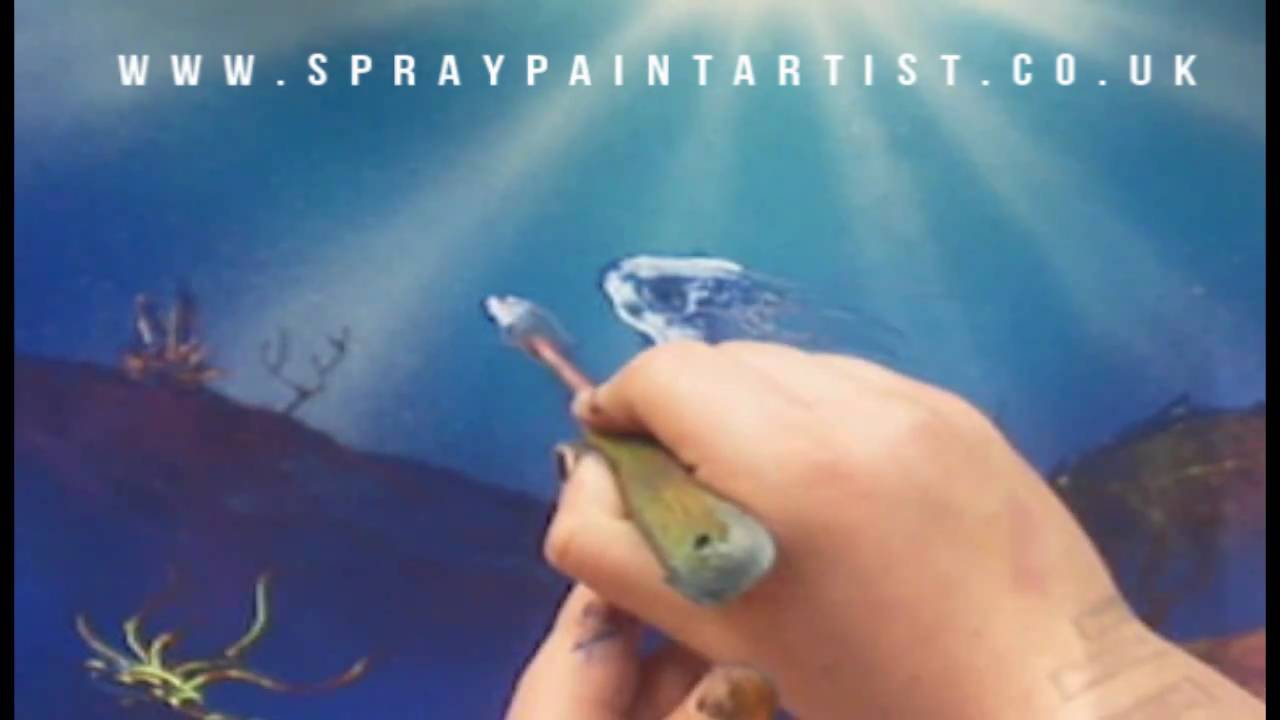 Underwater Paradise Spray Painting YouTube