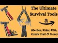 4 MUST HAVE Survival Tools Tested! (Gerber, Rhino USA, Ozark Trail & More)