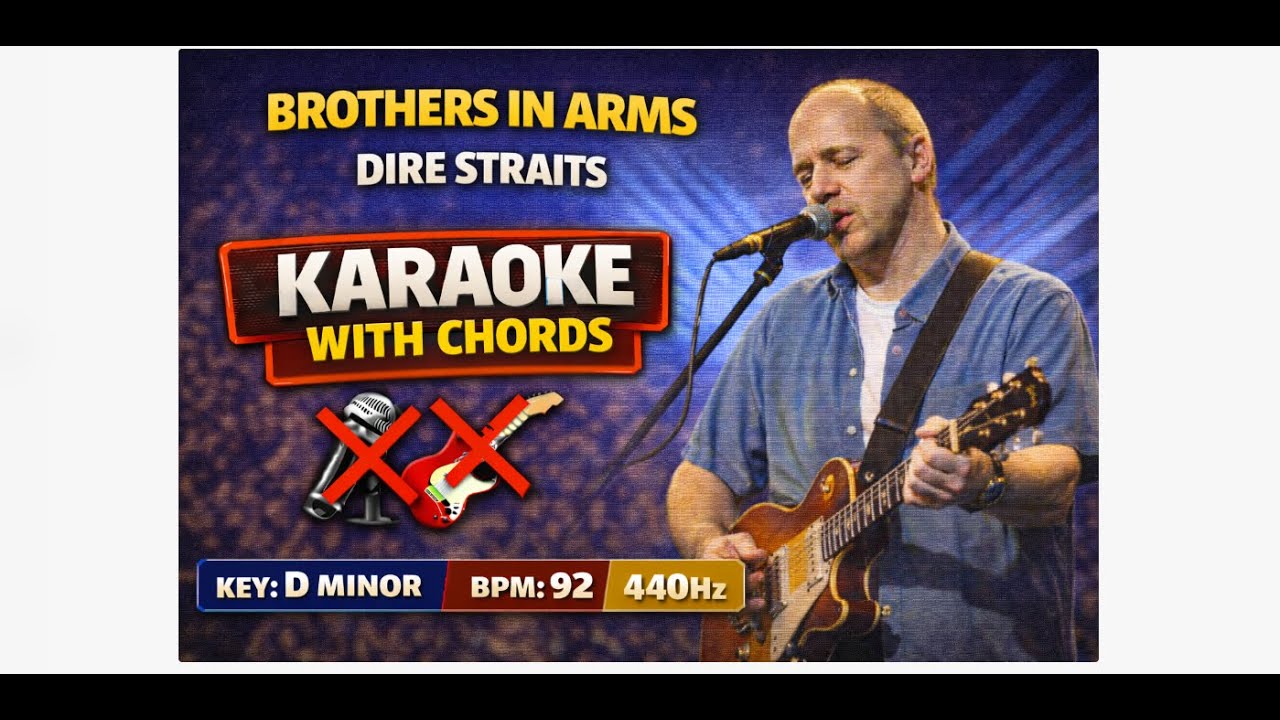 Dire Straits - Brothers in Arms (Backing Track No Vocals, No Guitar )
