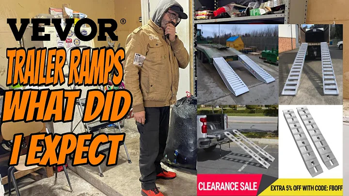 Vevor trailer ramp review kinda.. I bought some because of a Facebook algorithm… WTH