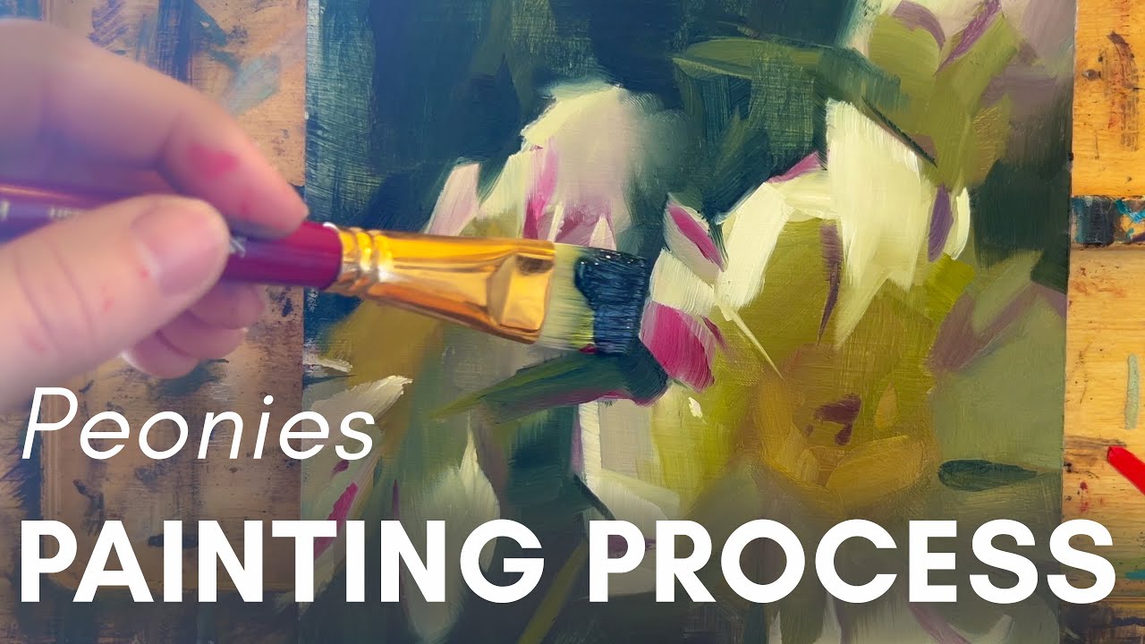 Why you should paint from life | floral oil painting process