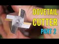 Correcting the diy dovetail cutter geometry   rotarysmp
