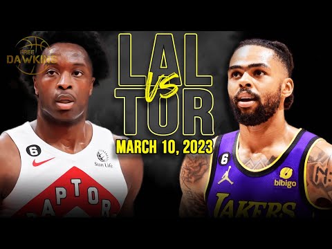 Los Angeles Lakers vs Toronto Raptors Full Game Highlights | March 10, 2023 | FreeDawkins