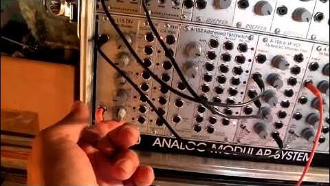 My kosmisch  A-115 (Doepfer analog modular synthesizer)