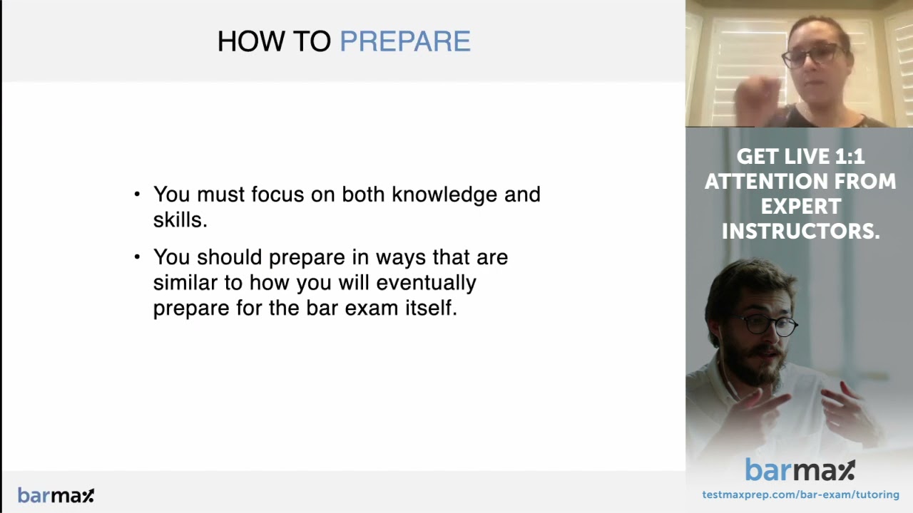 BarMax First Year Law Students Exam (FYLSE) Webinar - BarMax Bar Exam, MBE & MPRE Review