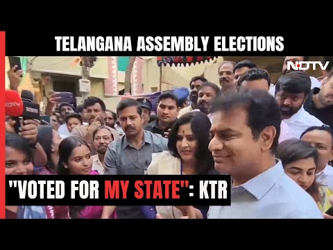 Telangana Assembly Elections 2023: KTR Casts His Vote, Urges Everyone To Come Out And Vote