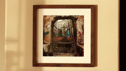 Building Walnut Picture Frames