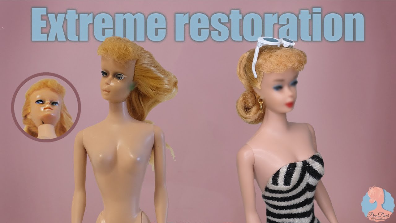 Vintage Barbie Makeover | #5 Ponytail Full Restoration