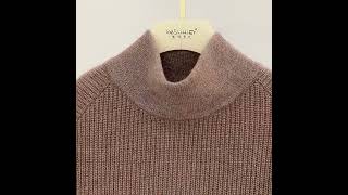 Heavy Duty Brioche Turtleneck Cashmere Sweater- Fashion and Luxury Heavy Duty Brioche Turtleneck Cashmere Sweater- Fashion and Luxury
