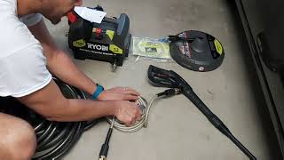 Ryobi 1600 PSI Electric Pressure Washer and Surface Cleaner Review (Part 1)