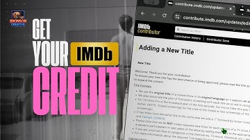 Add Your Films to IMDb in just 10 minutes!