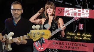 Psycho Killer Victoria De Angelis dei Maneskin con i Duran Duran Bass Tutorial #basscover #basstab