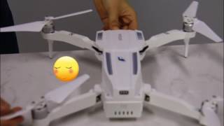 How to  unfold and fold Obtain drone