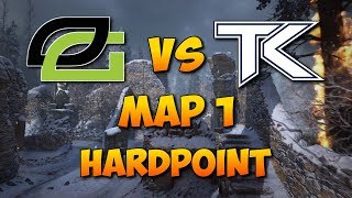 Optic Vs. Team Kaliber Map 1 - CWL Dallas 2017 Winners Bracket Finals