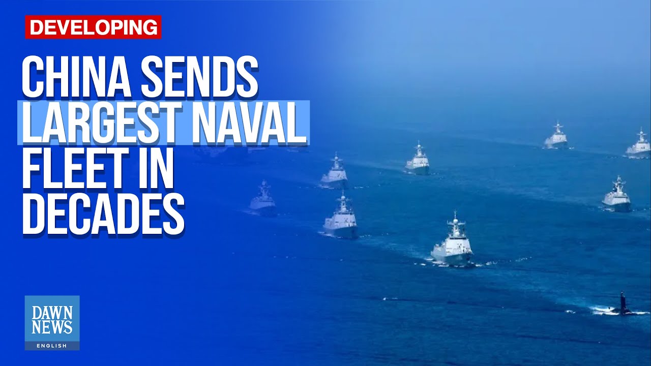 China Sends Largest Naval Fleet In Decades, Threat Level Severe, Taiwan ...