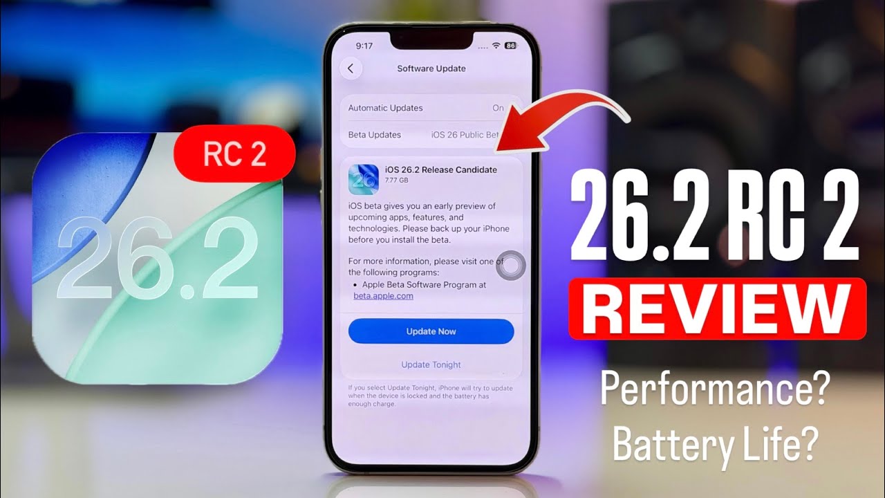 iOS 26.2 RC 2 Honest Review - IOS 26.2 Stable Update Release Date - YouTube