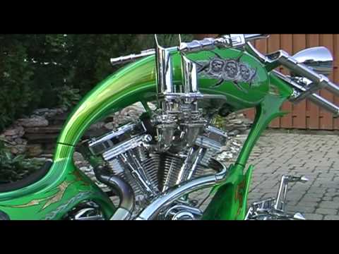 Chopper "Grim Reaper" Motorcycle - CRANK IT UP