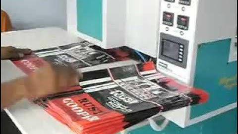 Soft Loop Handle Fixing Machine by Bharat Engineers, Ahmedabad