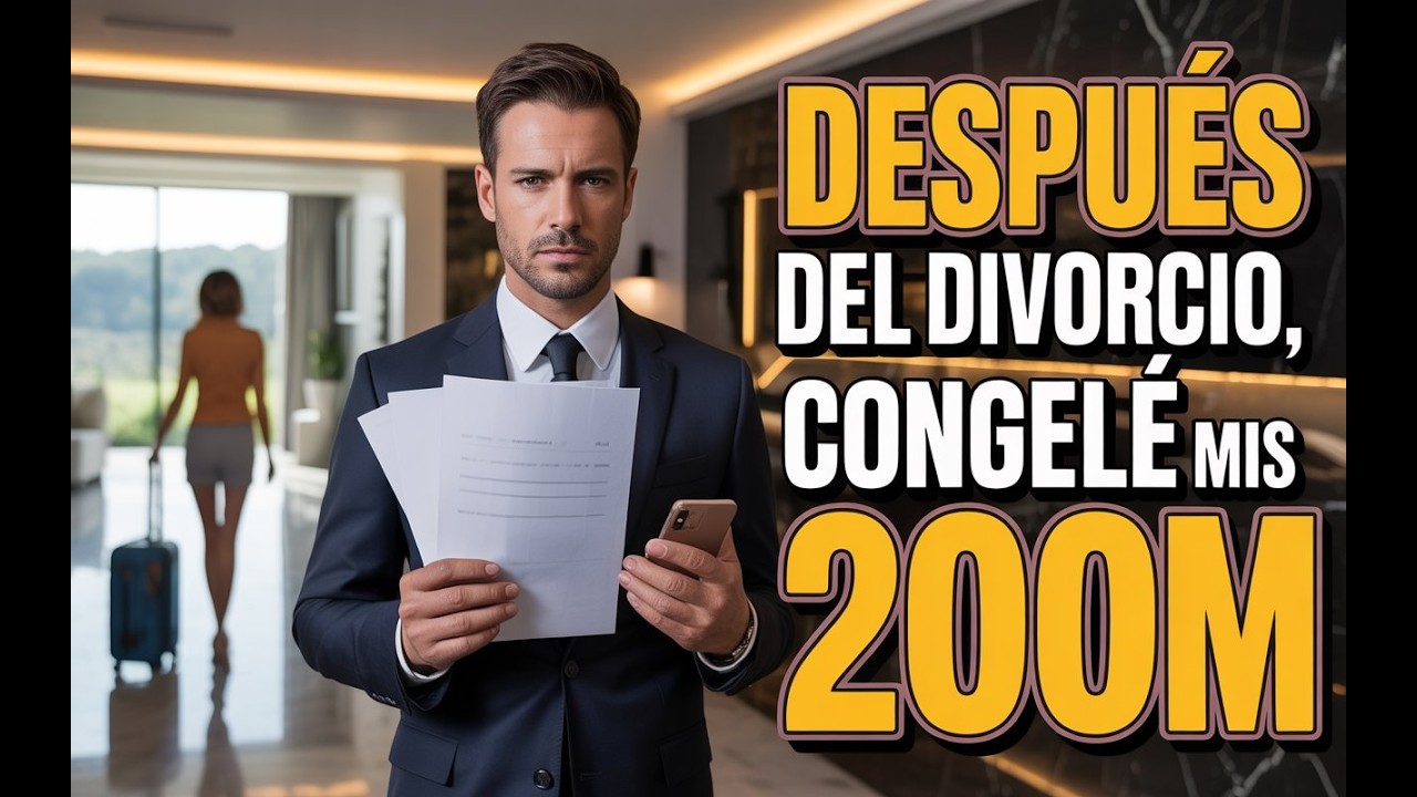 Después del divorcio, congelé mis 200 millones de dólares  mi exesposa llevó a su amante a comprar u