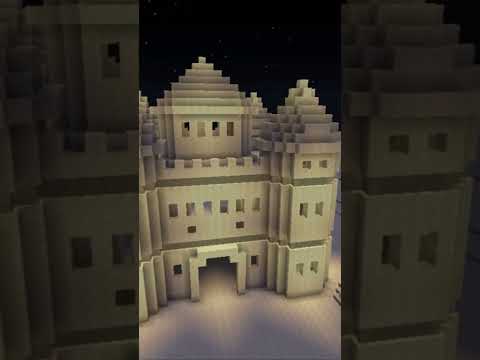 【マイクラ 建築 砂漠】砂漠の夜を作る　#minecraft #マインクラフト #マイクラ建築