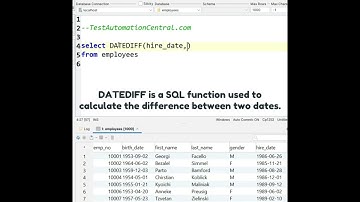 SQL Query to Calculate The Difference Between Two Dates? SQL Interview Questions And Answers #SQL