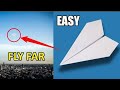 How To Make Paper  That Fly Far 200 feet up#origamiplane #origami 